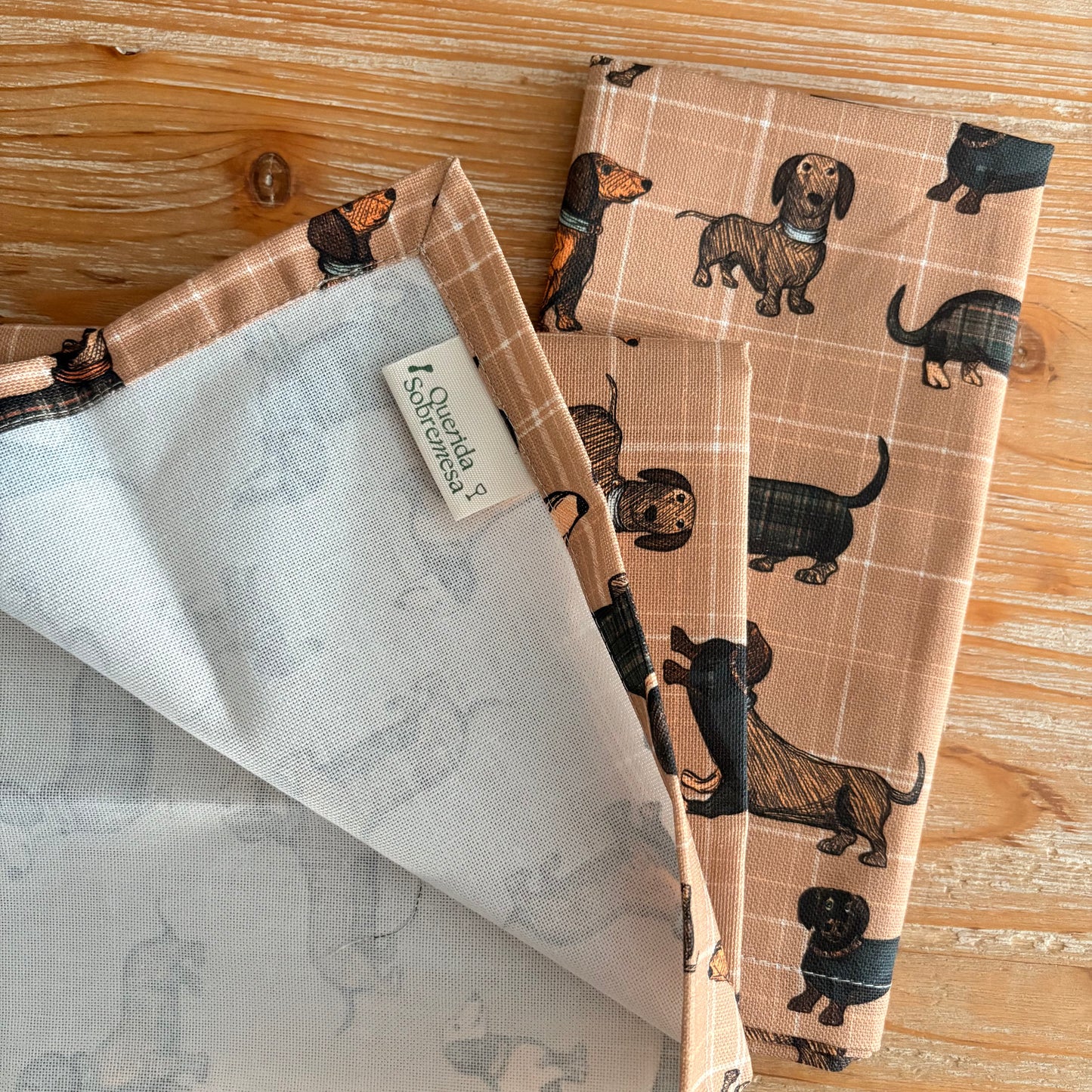 Pack de 2 servilletas Perritos