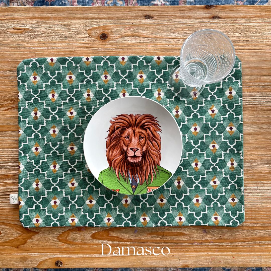 Mantel resinado reversible Gracia-Damasco