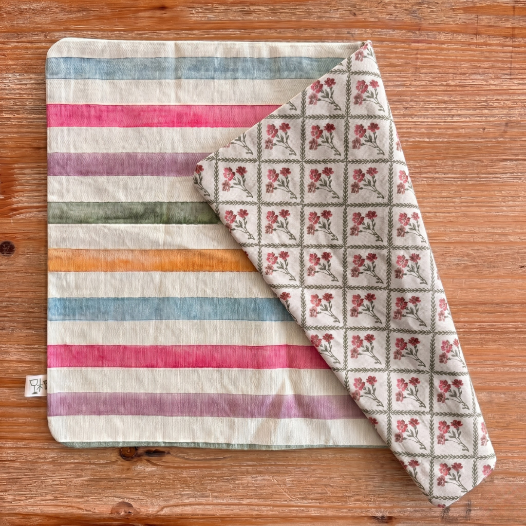 Mantel resinado reversible Verbena-Campiña