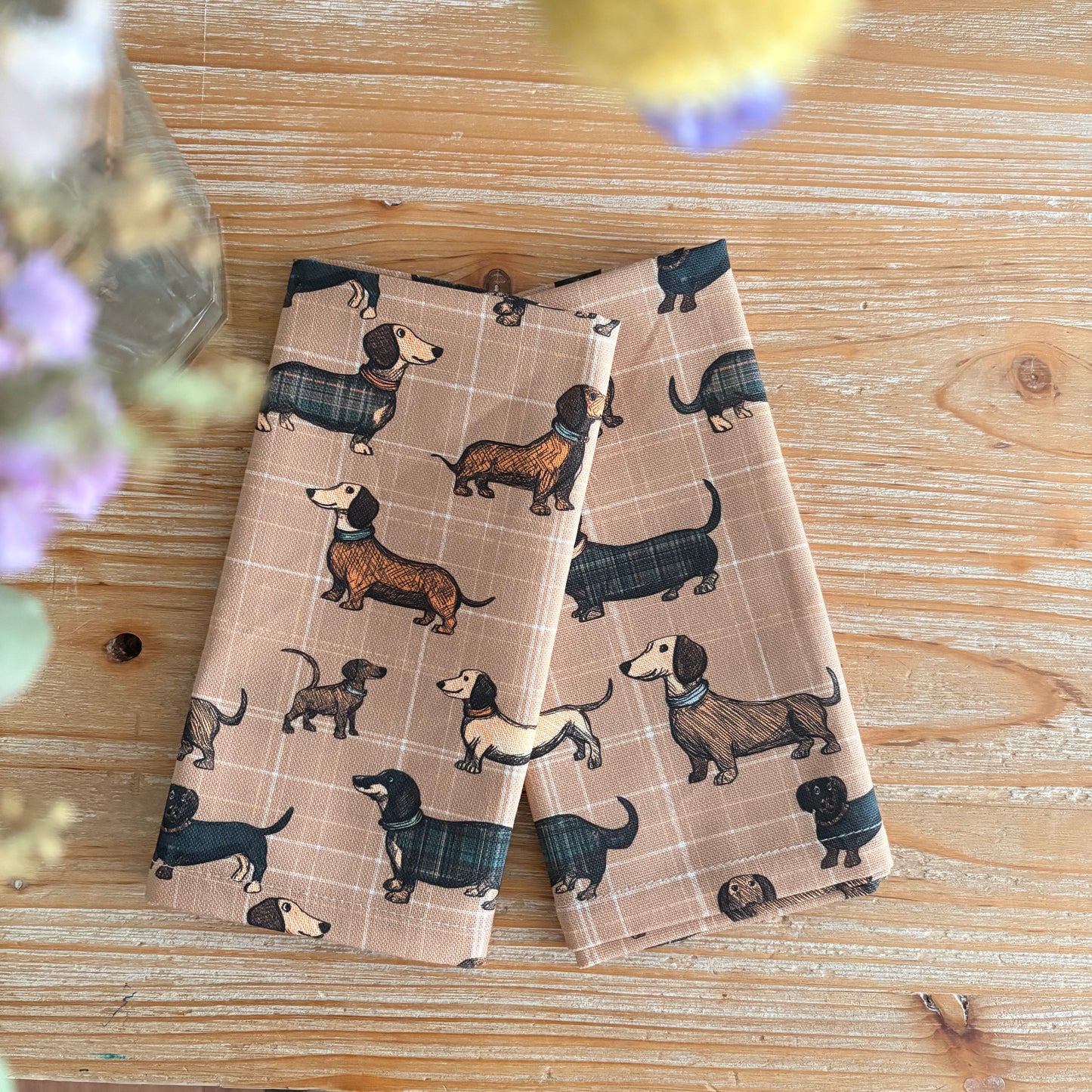 Pack de 2 servilletas Perritos