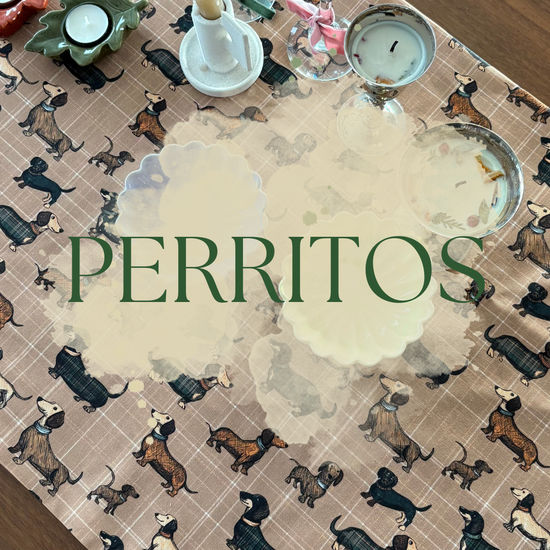 Mantel resinado Perritos