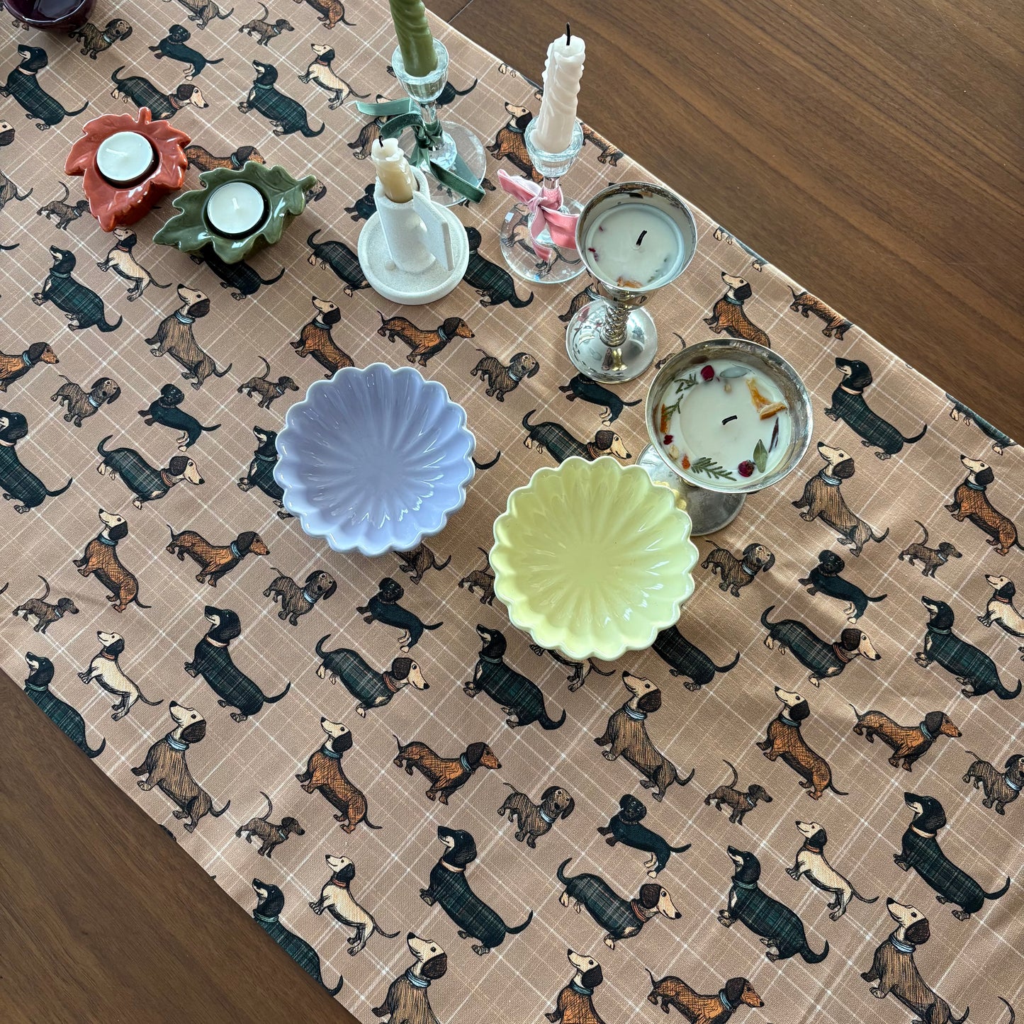 Camino de mesa Perritos