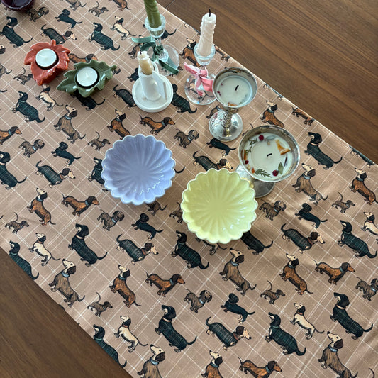 Camino de mesa Perritos