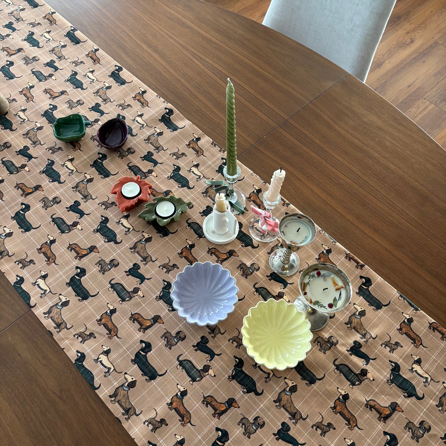 Camino de mesa Perritos