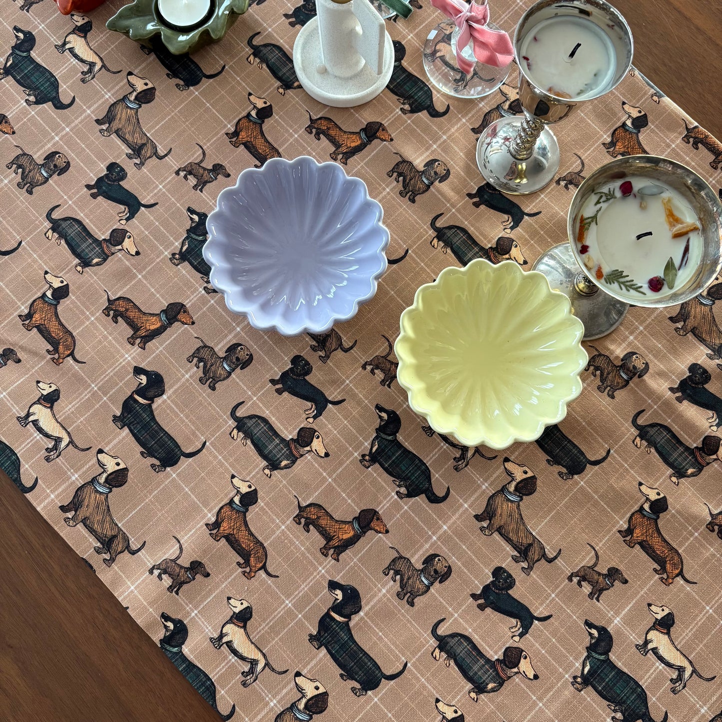 Camino de mesa Perritos