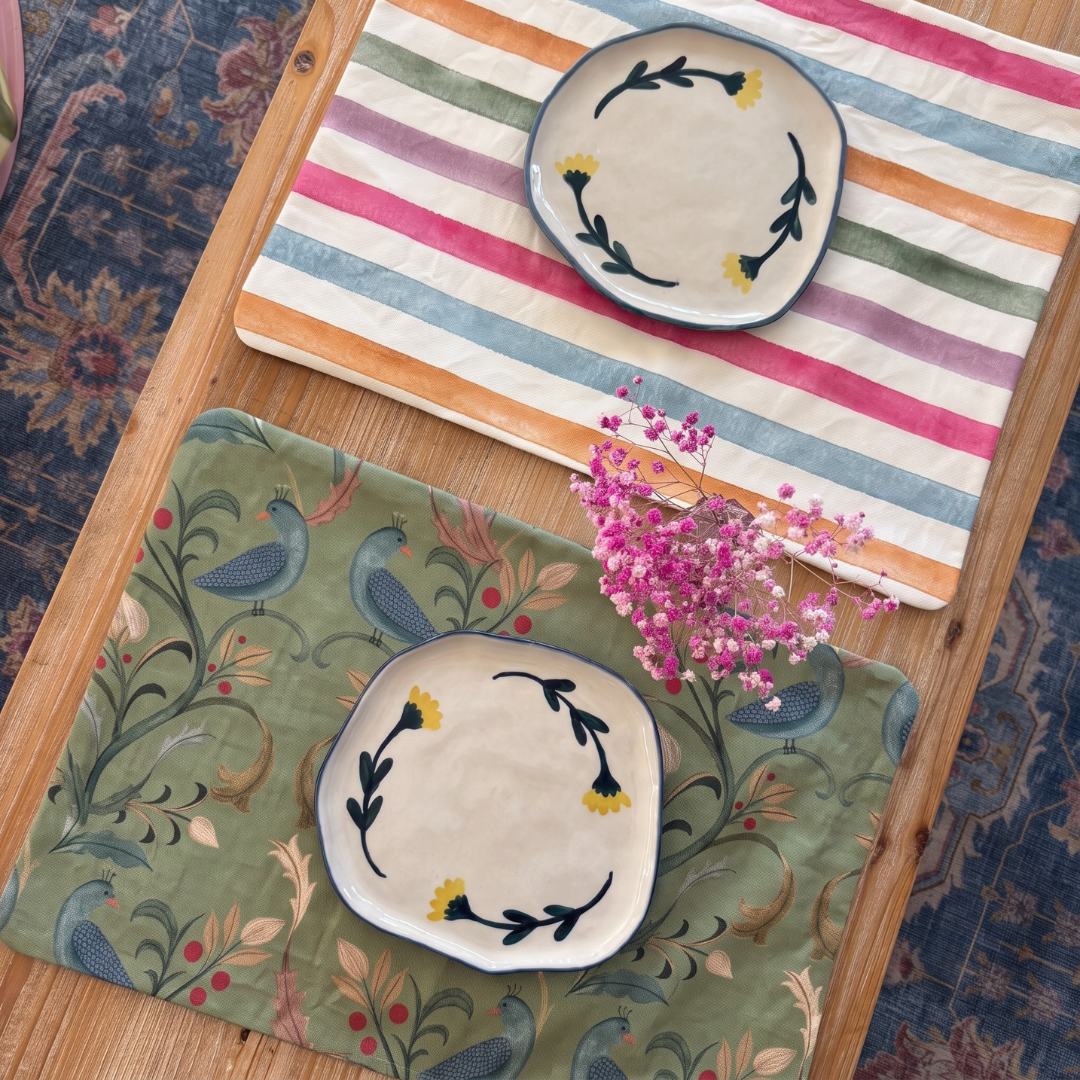 Mantel resinado reversible Edén-Verbena