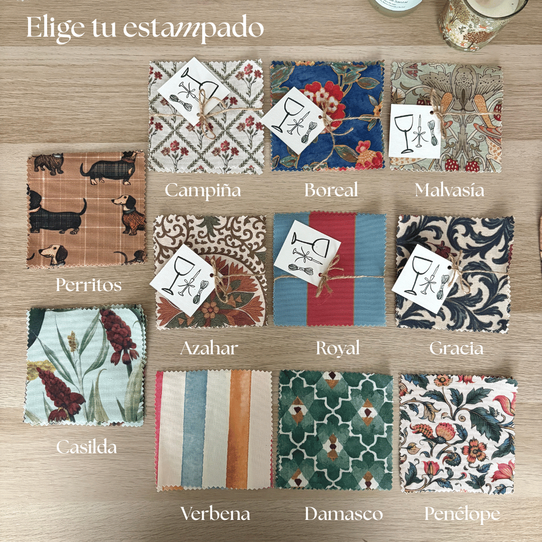 Pack de 4 posavasos resinados cuadrados