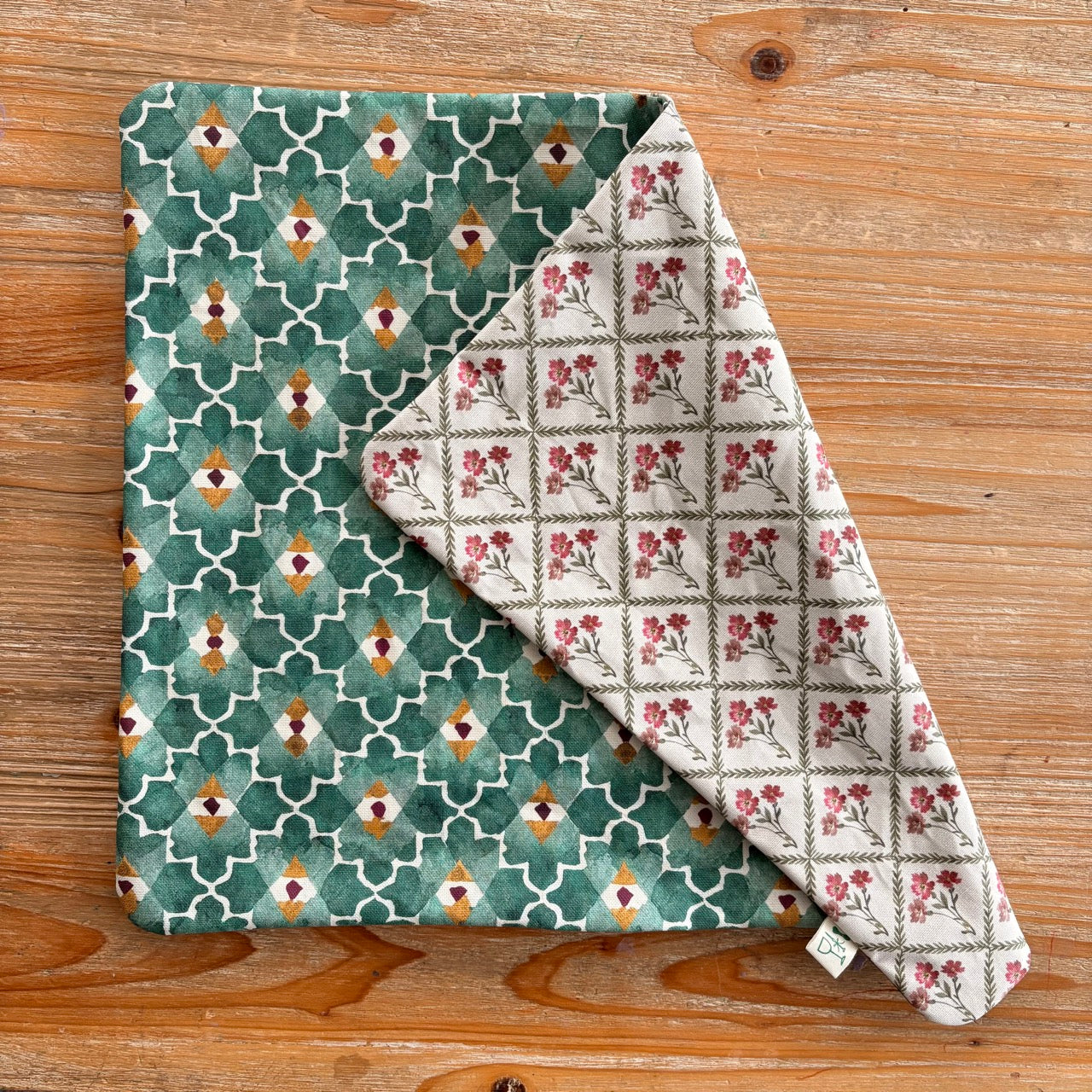 Mantel resinado reversible Campiña-Damasco