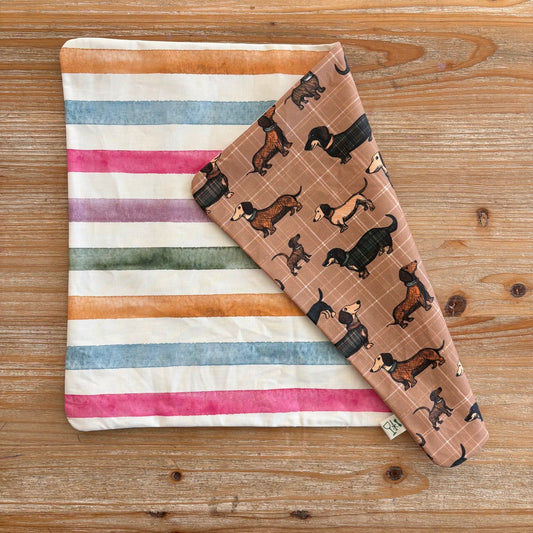 Mantel resinado reversible Verbena-Perritos